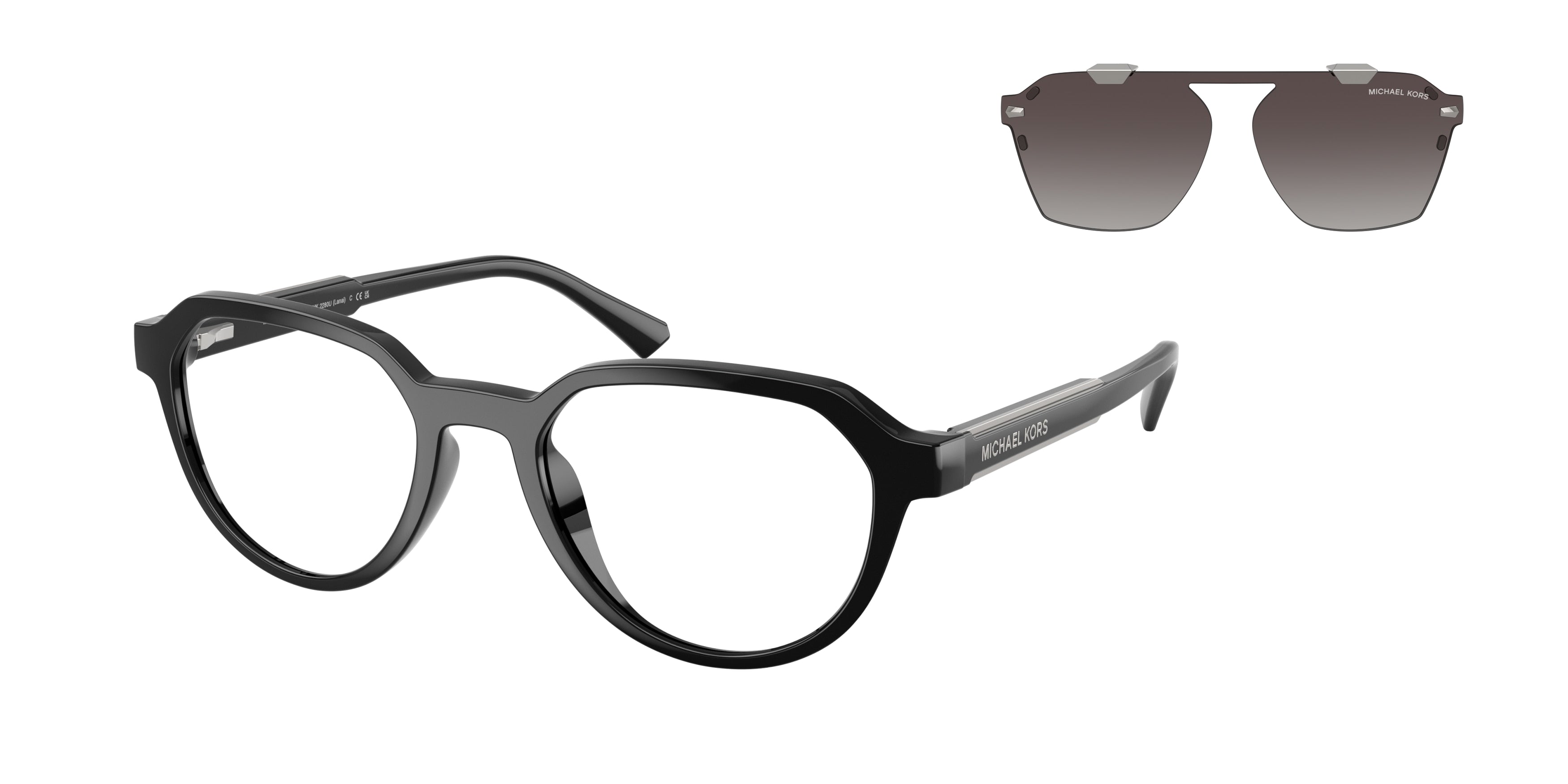 Gafas de Sol Michael Kors Lanai MK2280U Negro y Gris Degradé