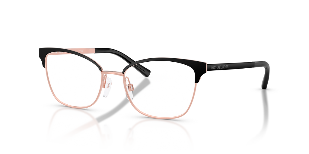 Gafas Oftálmicas Michael Kors Adrianna IV MK3012 Negro Mate/Oro Rosa