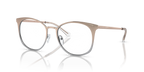 Gafas Oftálmicas Michael Kors New Orleans MK3022 Oro Rosa y Plateado Degradé