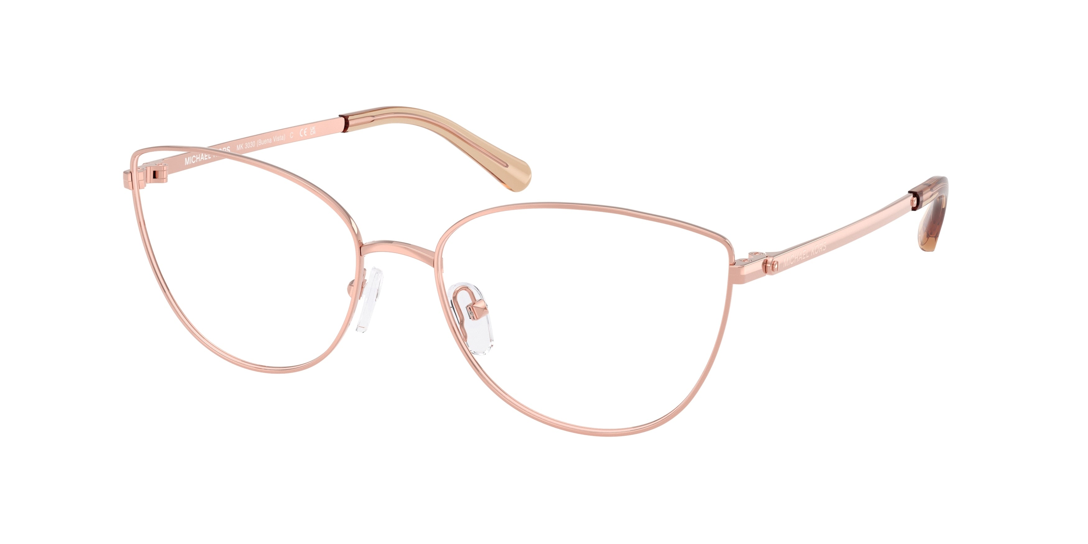 Gafas Oftálmicas Michael Kors Buena Vista MK3030 Oro Rosa