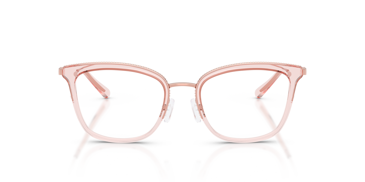 Gafas Oftálmicas Michael Kors Coconut Grove MK3032 Oro Rosa/Rosa Traslúcido