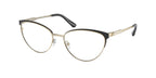 Gafas Oftálmicas Michael Kors Marsaille MK3064B Dorado Claro/Negro Mate