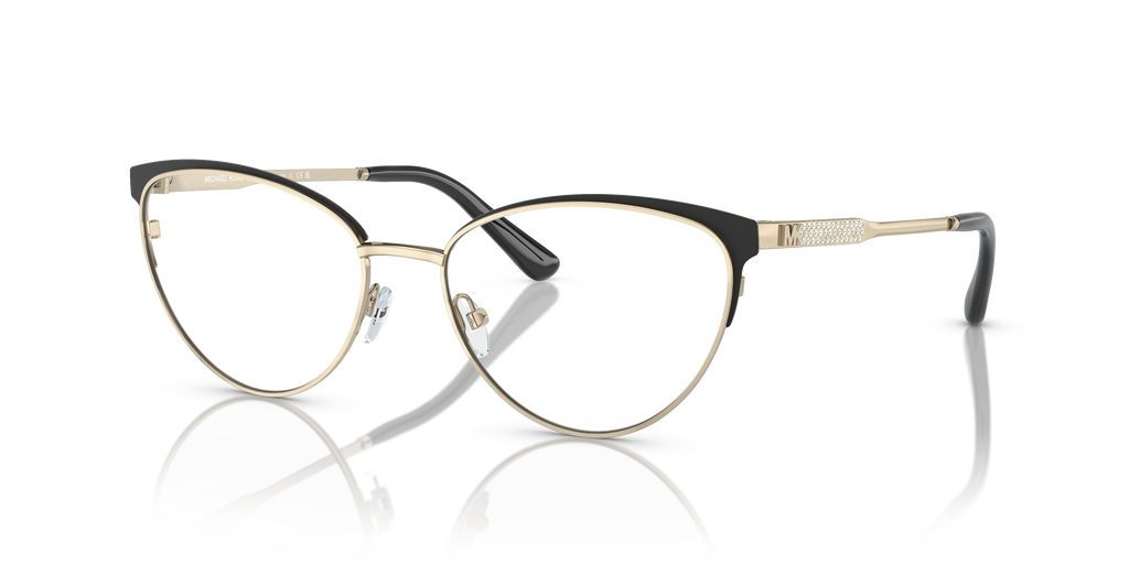 Gafas Oftálmicas Michael Kors Marsaille MK3064B Dorado Claro/Negro Mate