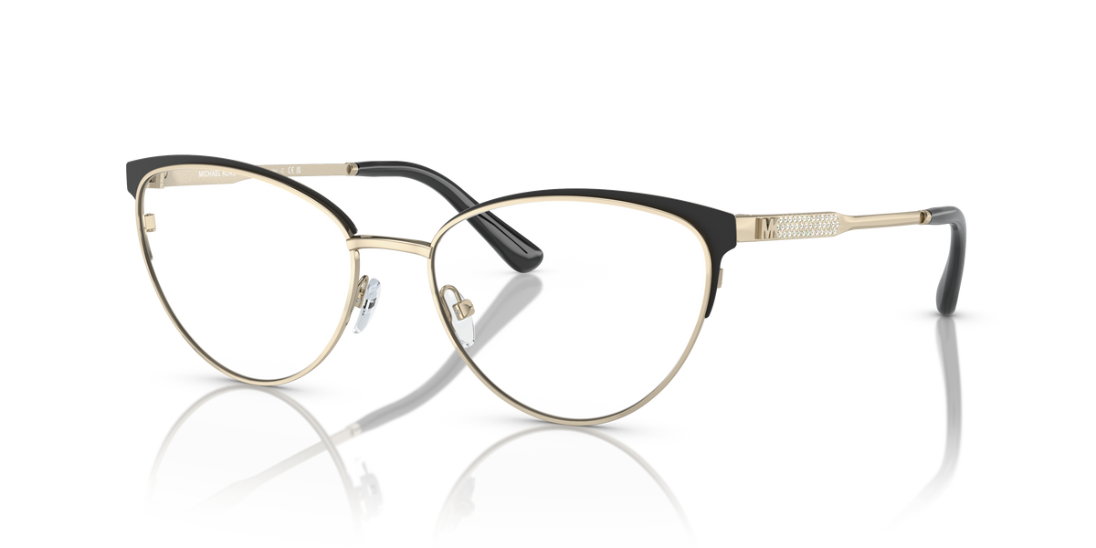 Gafas Oftálmicas Michael Kors Marsaille MK3064B Dorado Claro/Negro Mate