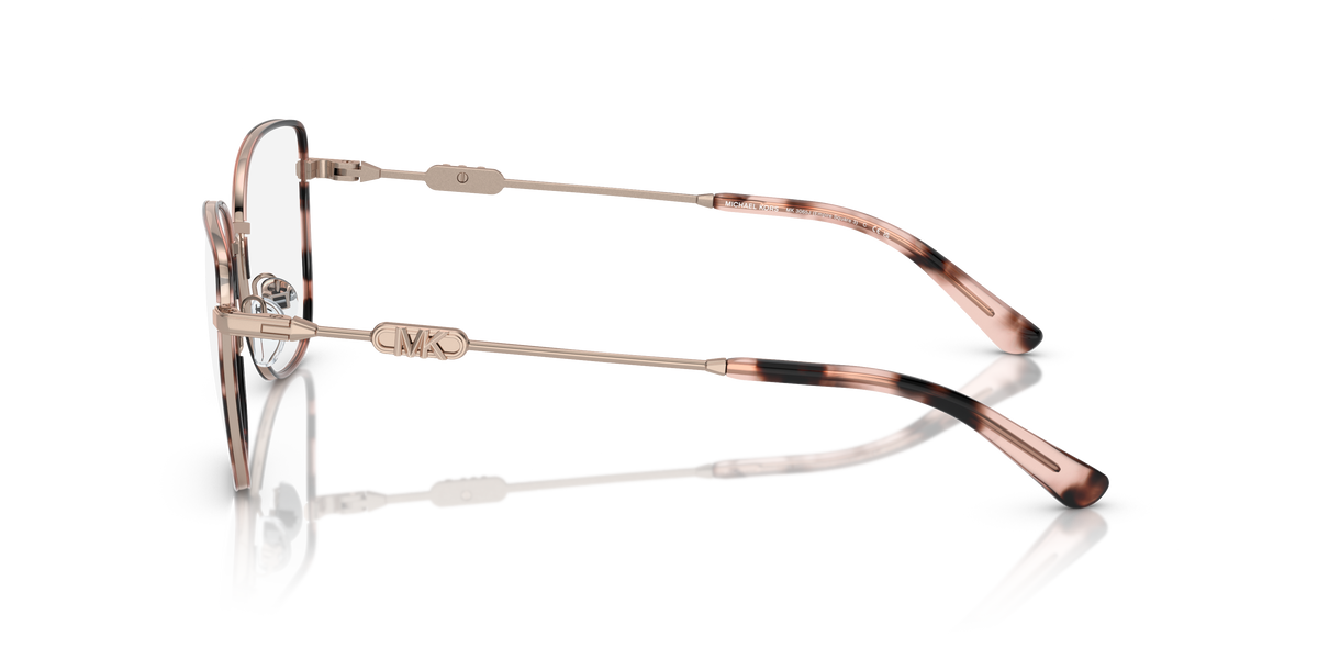 Gafas Oftálmicas Michael Kors Empire Square 3 MK3065J Oro Rosa/Carey Rosa