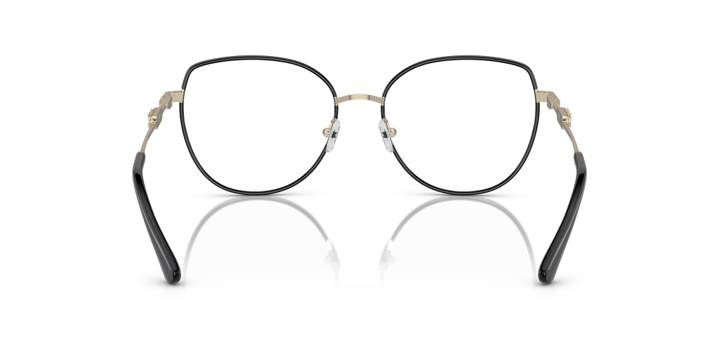 Gafas Oftálmicas Michael Kors Empire Round MK3066J Dorado Claro/Negro