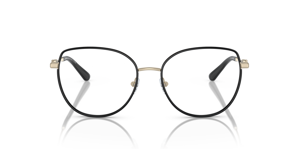Gafas Oftálmicas Michael Kors Empire Round MK3066J Dorado Claro/Negro