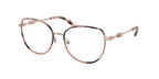 Gafas Oftálmicas Michael Kors Empire Round MK3066J Oro Rosa/Carey Rosa