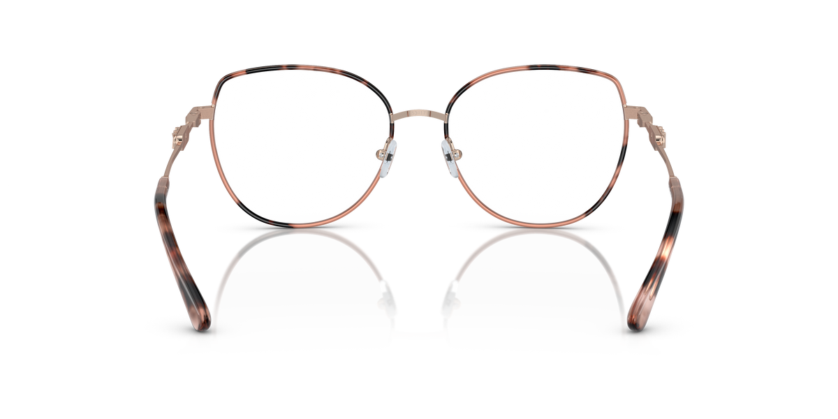 Gafas Oftálmicas Michael Kors Empire Round MK3066J Oro Rosa/Carey Rosa