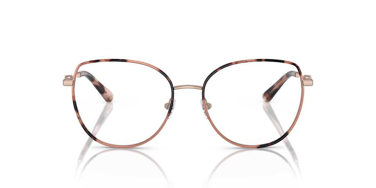 Gafas Oftálmicas Michael Kors Empire Round MK3066J Oro Rosa/Carey Rosa
