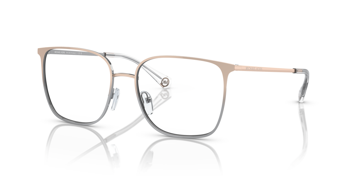 Gafas Oftálmicas Michael Kors Portland MK3068 Oro Rosa