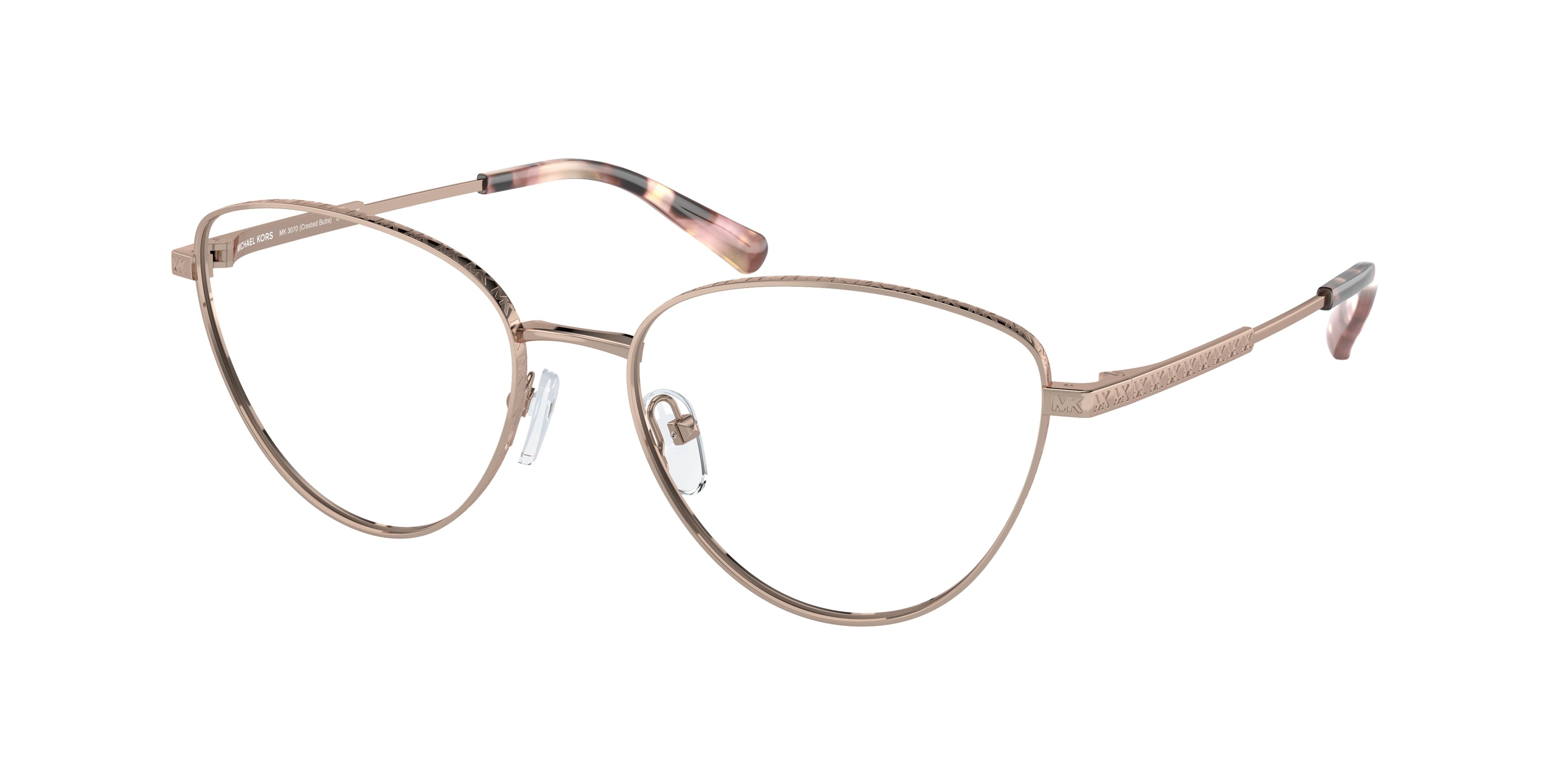 Gafas Oftálmicas Michael Kors Crested Butte MK3070 Oro Rosa
