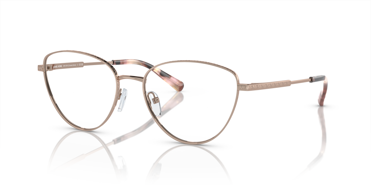 Gafas Oftálmicas Michael Kors Crested Butte MK3070 Oro Rosa