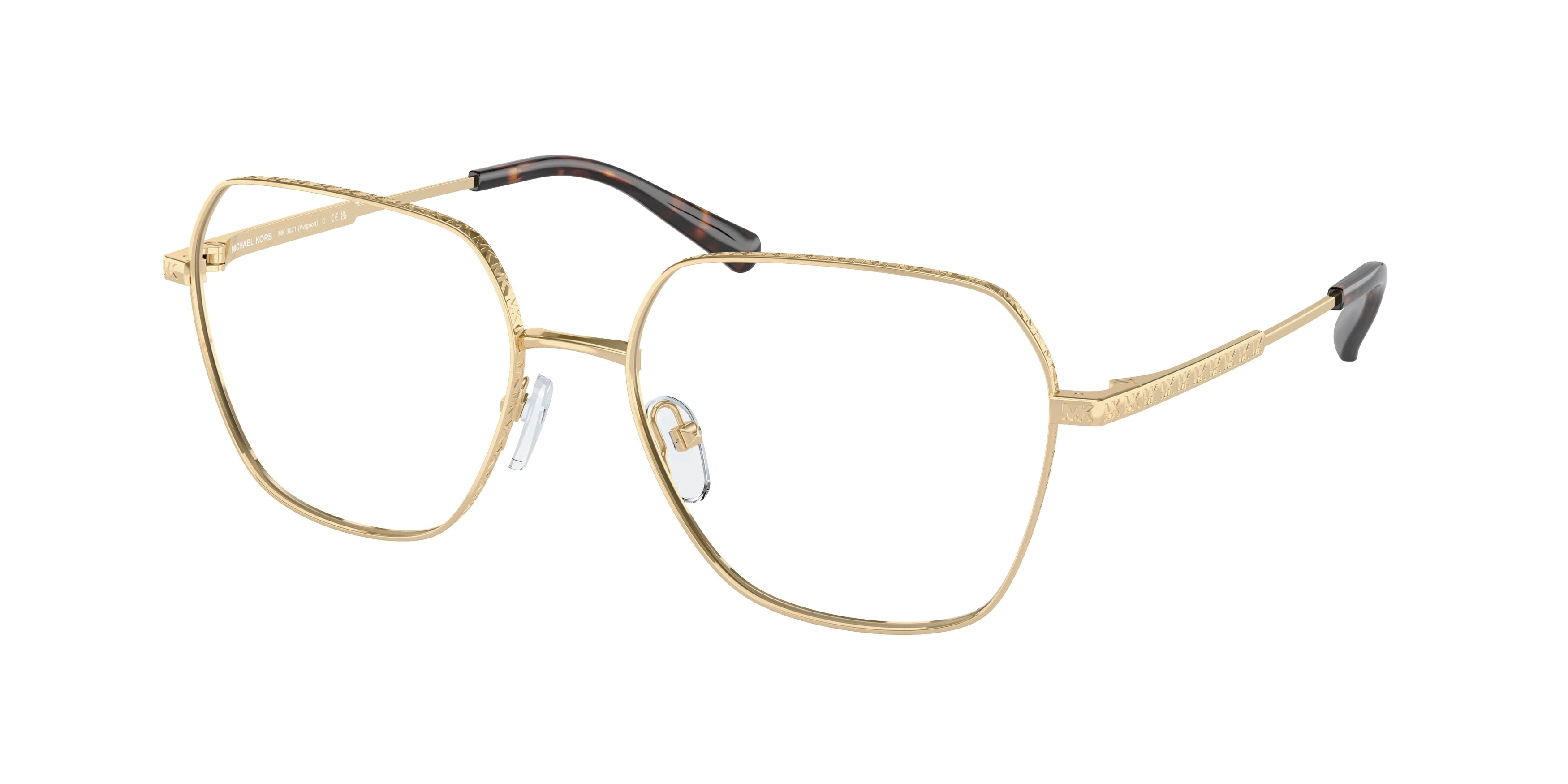 Gafas Oftálmicas Michael Kors Avignon MK3071 Dorado Claro
