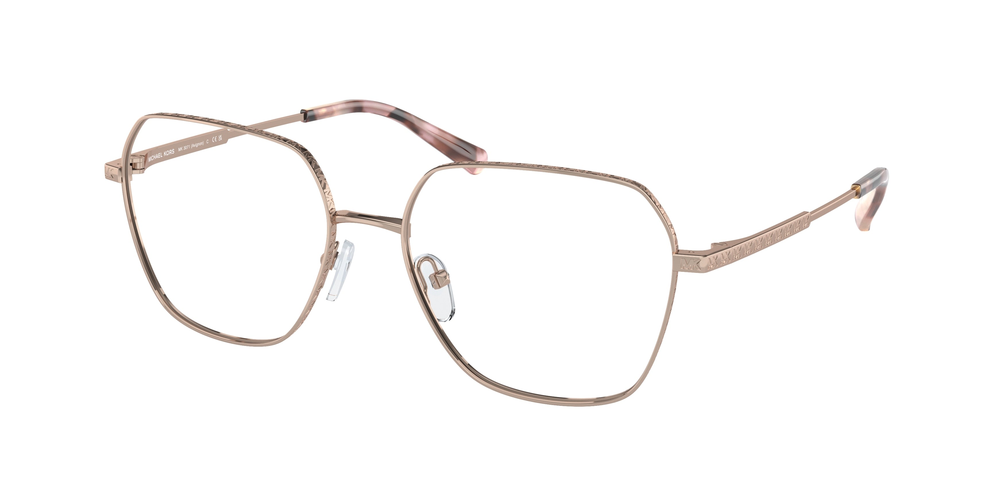 Gafas Oftálmicas Michael Kors Avignon MK3071 Oro Rosa