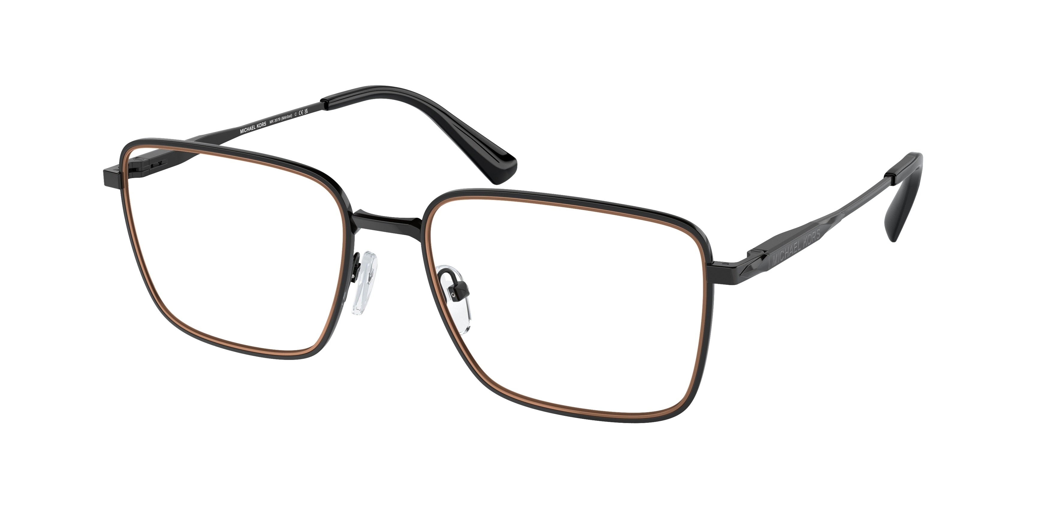 Gafas Oftálmicas Michael Kors Méribel MK3079 Negro Brillante