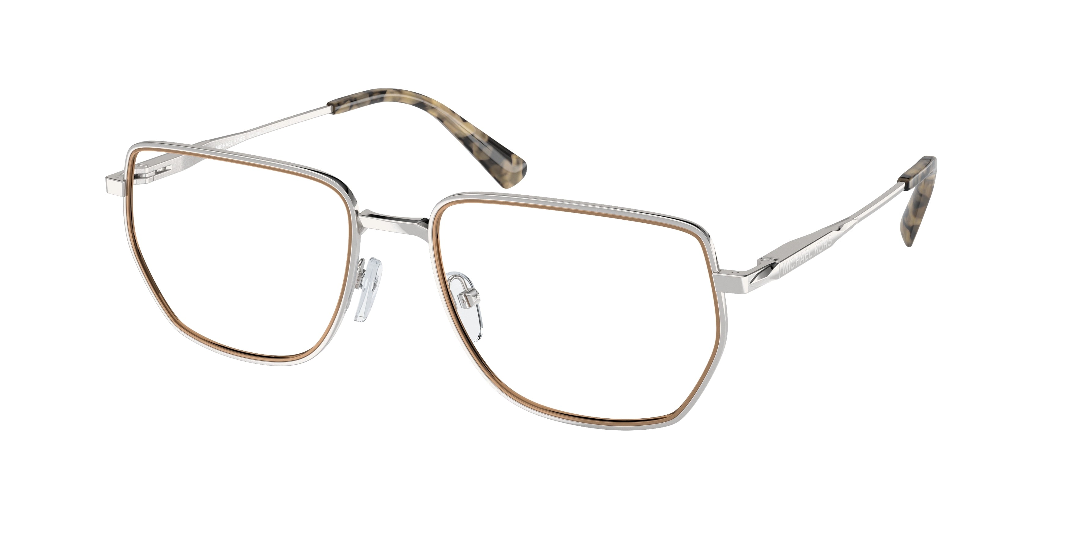 Gafas Oftálmicas Michael Kors Steamboat MK3080 Plateado Brillante