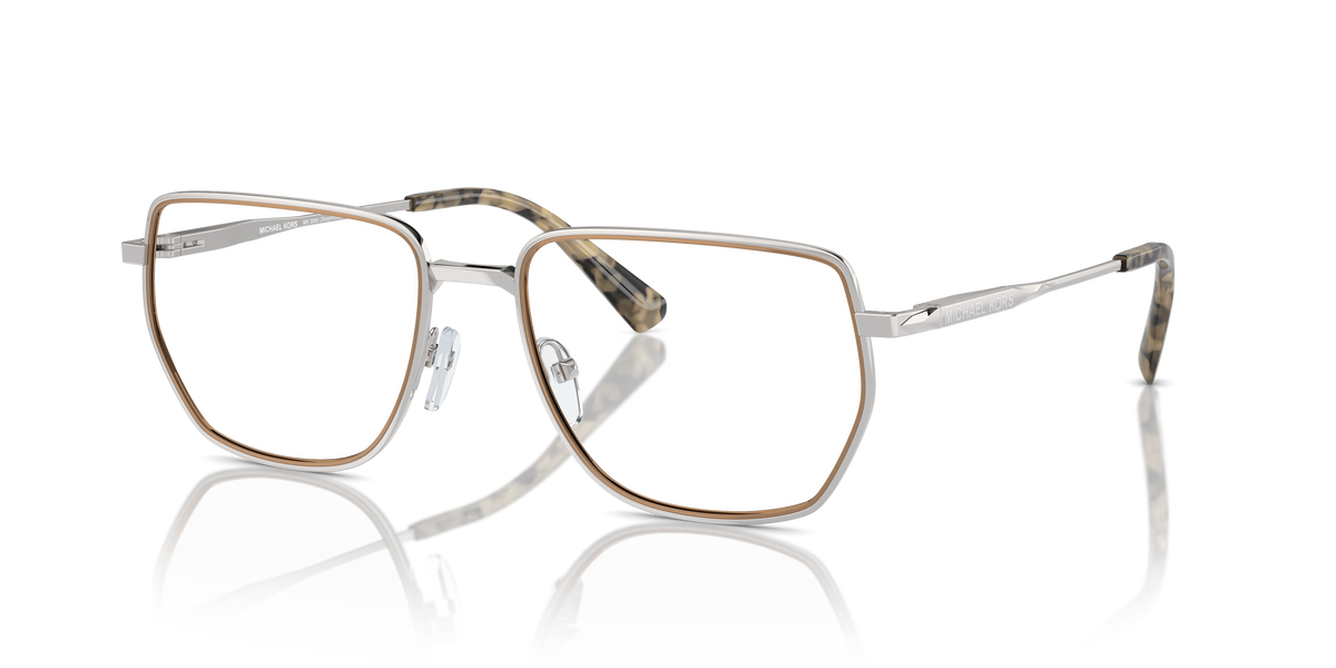 Gafas Oftálmicas Michael Kors Steamboat MK3080 Plateado Brillante
