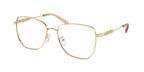 Gafas Oftálmicas Michael Kors Shanghai MK3081D Dorado Claro Brillante