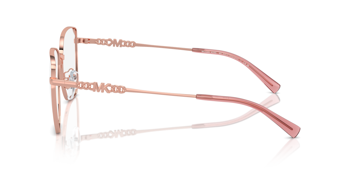 Gafas Oftálmicas Michael Kors Shanghai MK3081D Oro Rosa Brillante