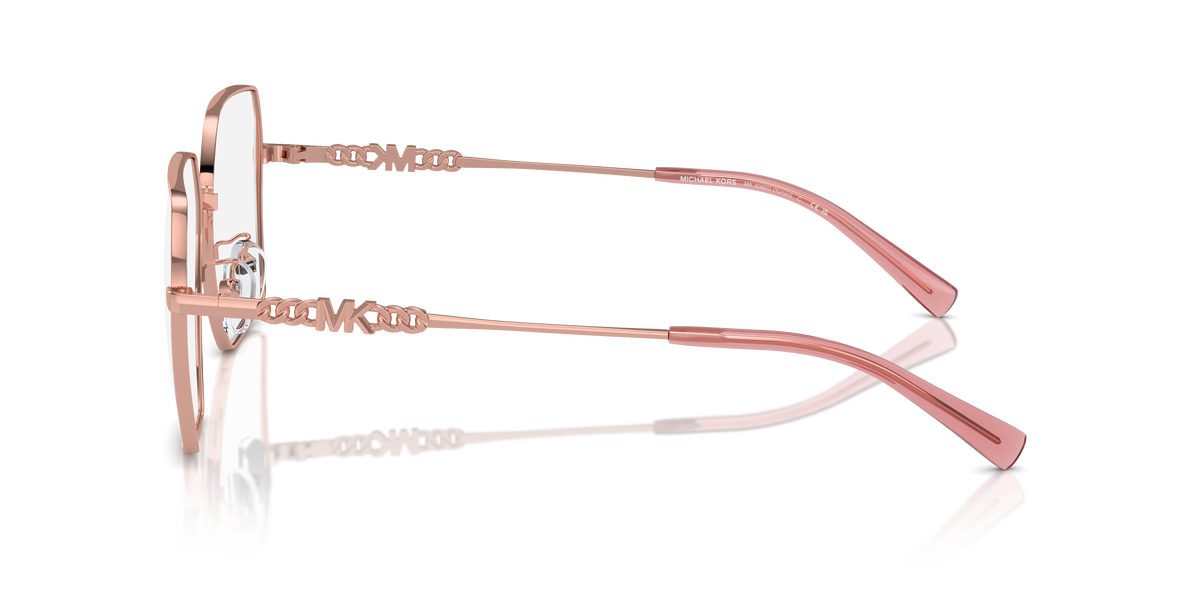 Gafas Oftálmicas Michael Kors Yunan MK3082D Oro Rosa Brillante