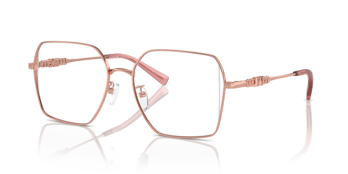 Gafas Oftálmicas Michael Kors Yunan MK3082D Oro Rosa Brillante