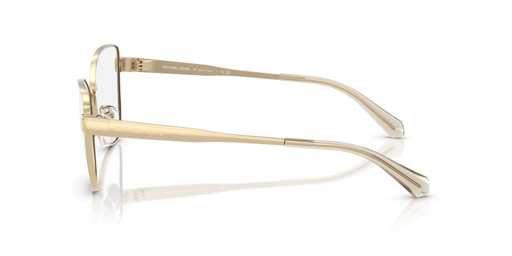 Gafas Oftálmicas Michael Kors Paris MK3085 Dorado Claro