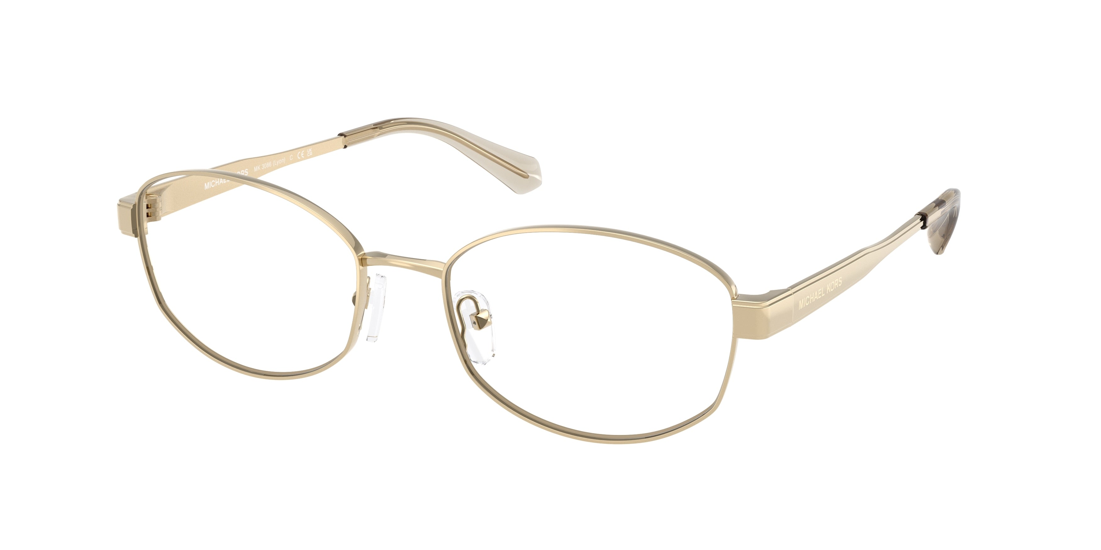 Gafas Oftálmicas Michael Kors Lyon MK3086 Dorado Claro