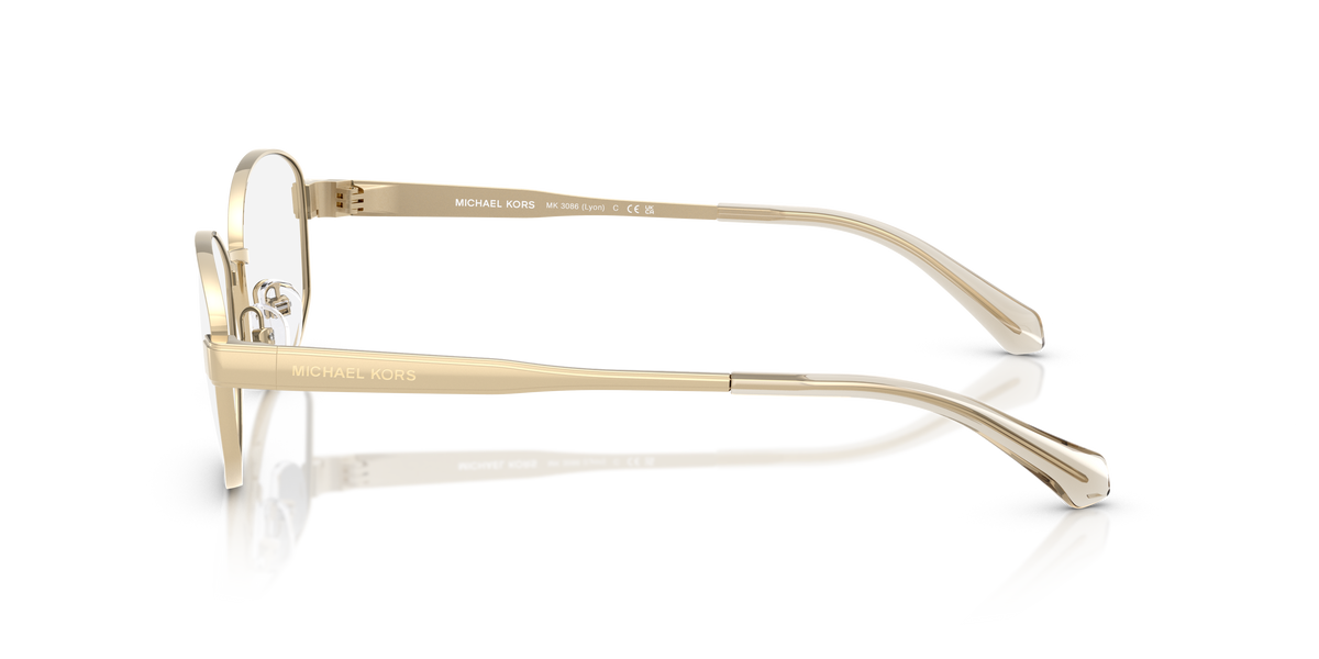Gafas Oftálmicas Michael Kors Lyon MK3086 Dorado Claro