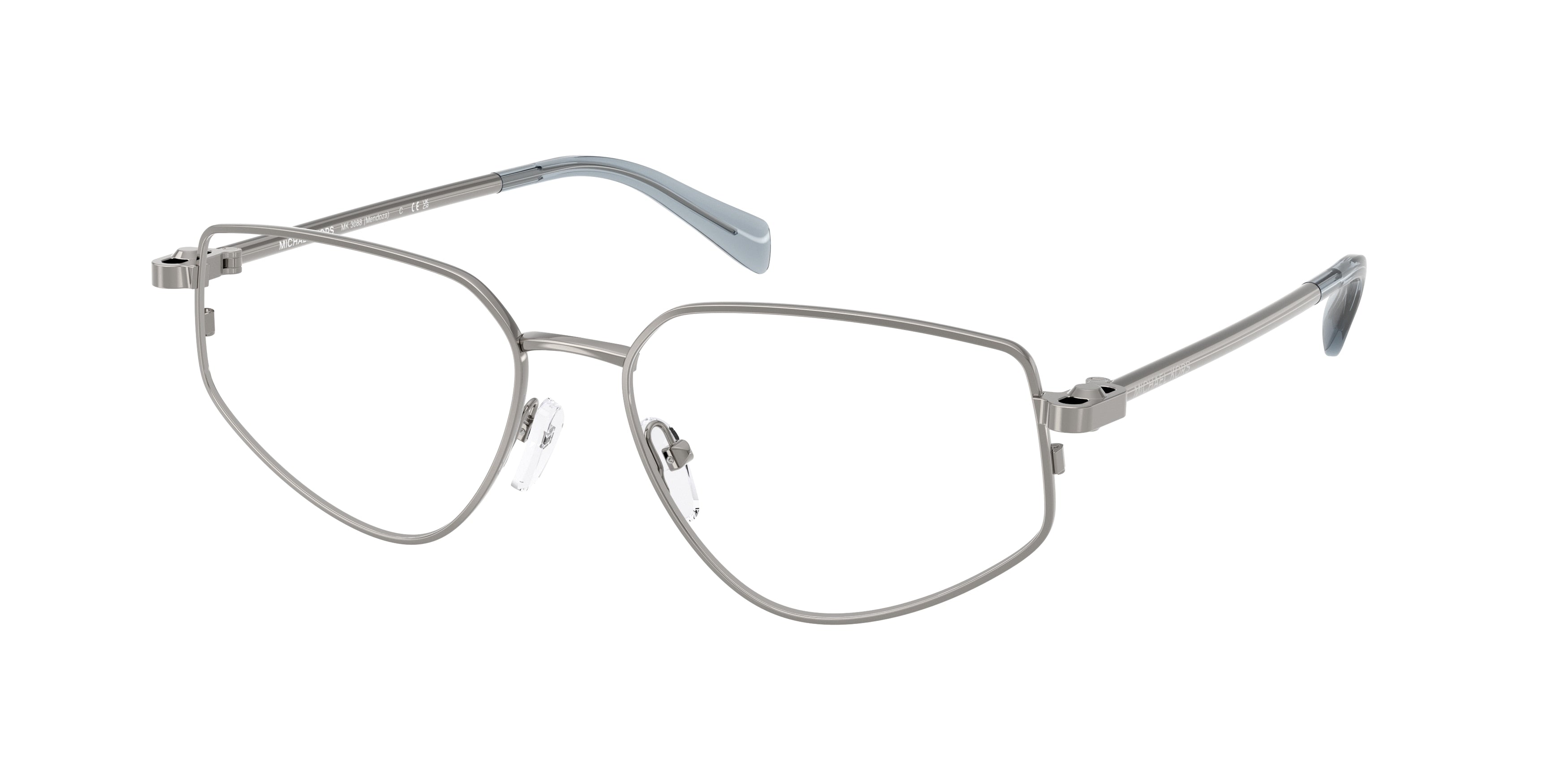 Gafas Oftálmicas Michael Kors Mendoza MK3088 Gris Plomo Brillante