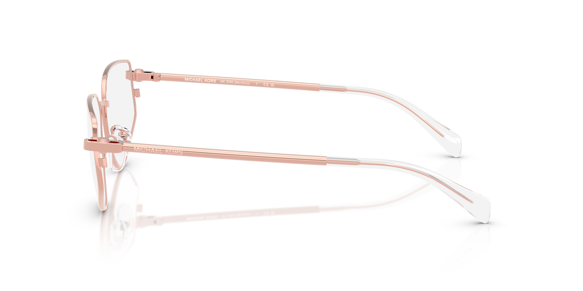 Gafas Oftálmicas Michael Kors Mendoza MK3088 Oro rosa brillante