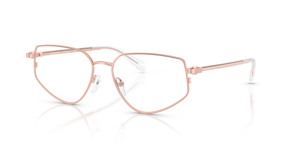 Gafas Oftálmicas Michael Kors Mendoza MK3088 Oro rosa brillante