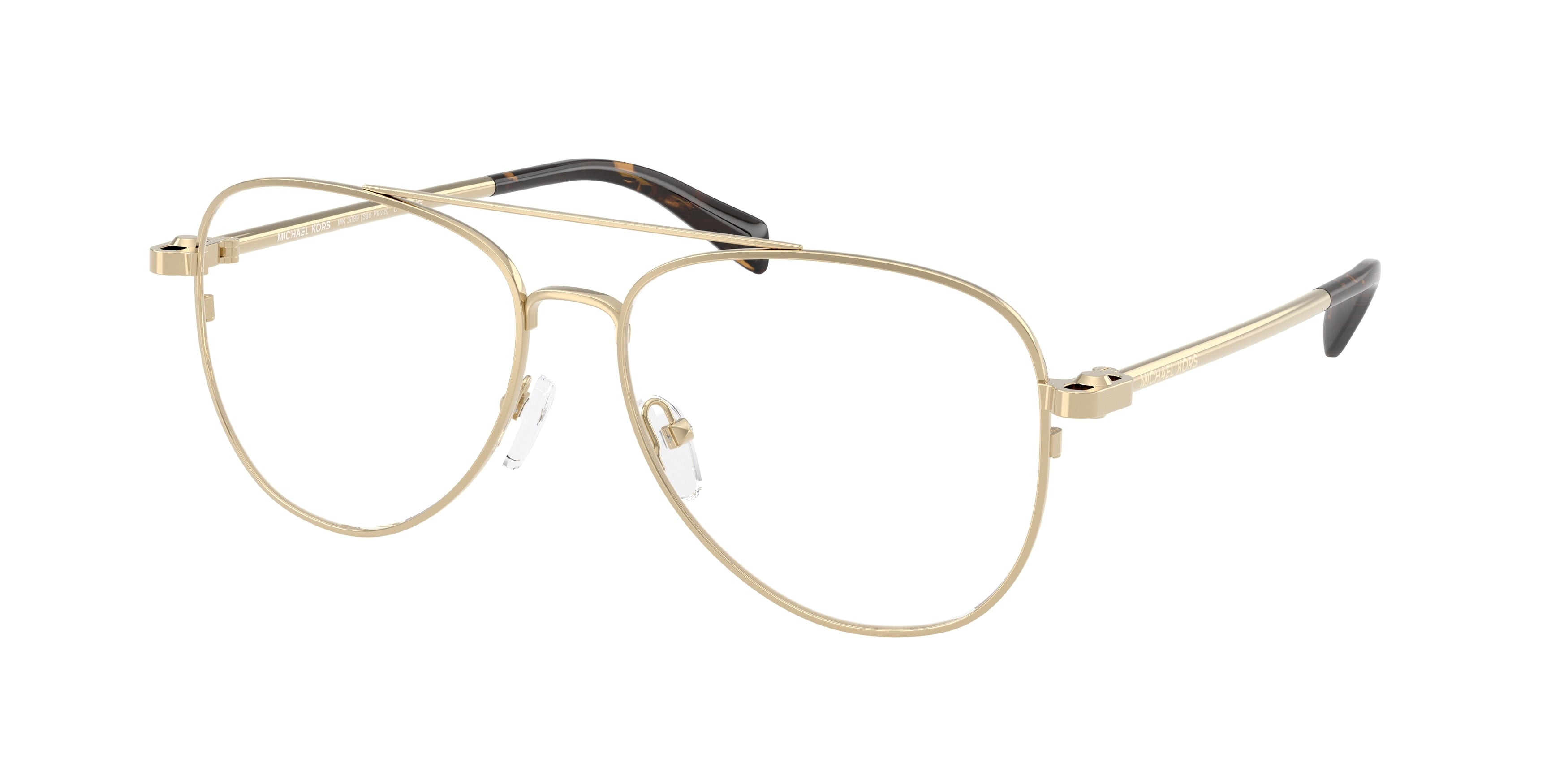 Gafas Oftálmicas Michael Kors São Paulo MK3089 Oro claro brillante