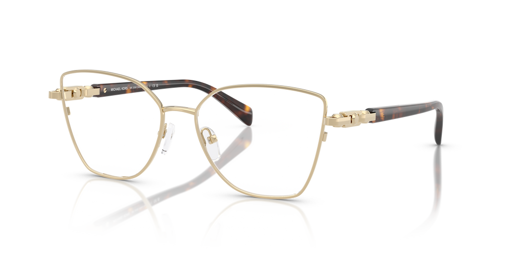 Gafas Oftálmicas Michael Kors Nikki Beach MK3090 Oro claro brillante