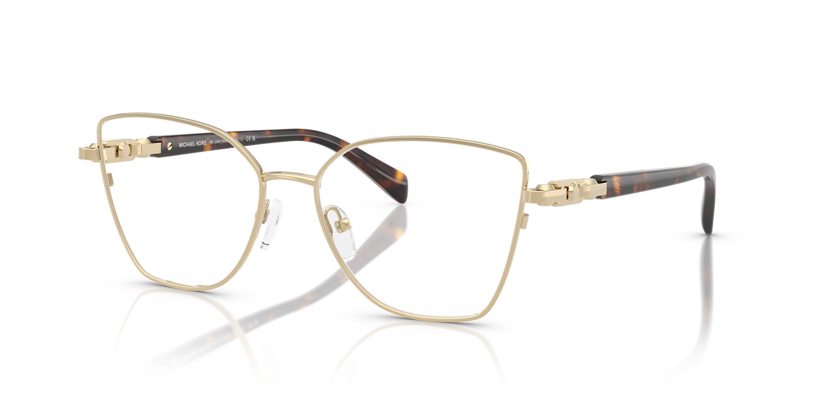 Gafas Oftálmicas Michael Kors Nikki Beach MK3090 Oro claro brillante