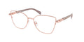 Gafas Oftálmicas Michael Kors Nikki Beach MK3090 Oro rosa brillante