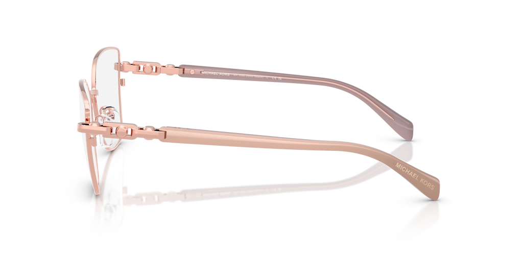 Gafas Oftálmicas Michael Kors Nikki Beach MK3090 Oro rosa brillante