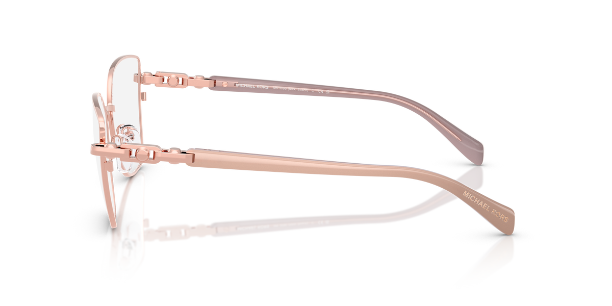 Gafas Oftálmicas Michael Kors Nikki Beach MK3090 Oro rosa brillante
