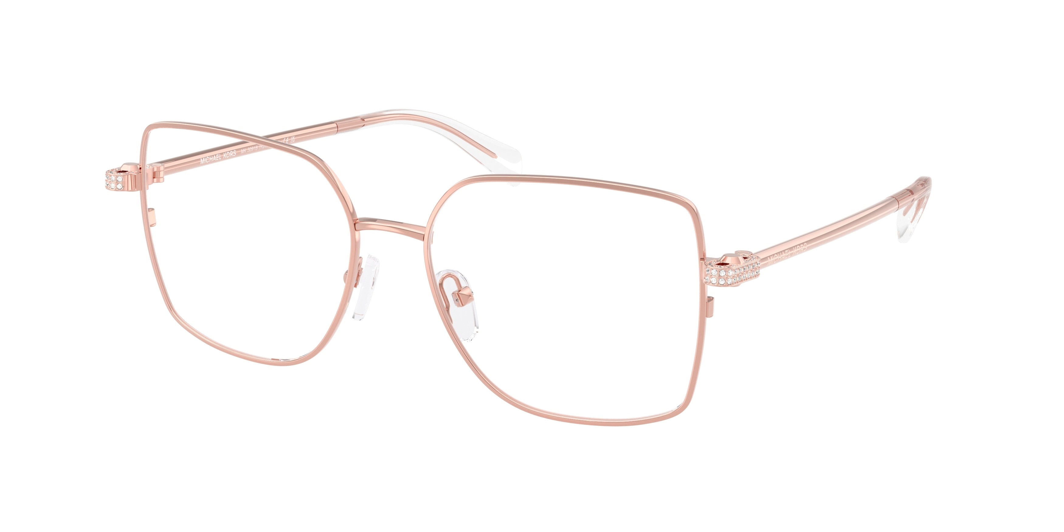 Gafas Oftálmicas Michael Kors Ravello MK3091B Oro rosa brillante