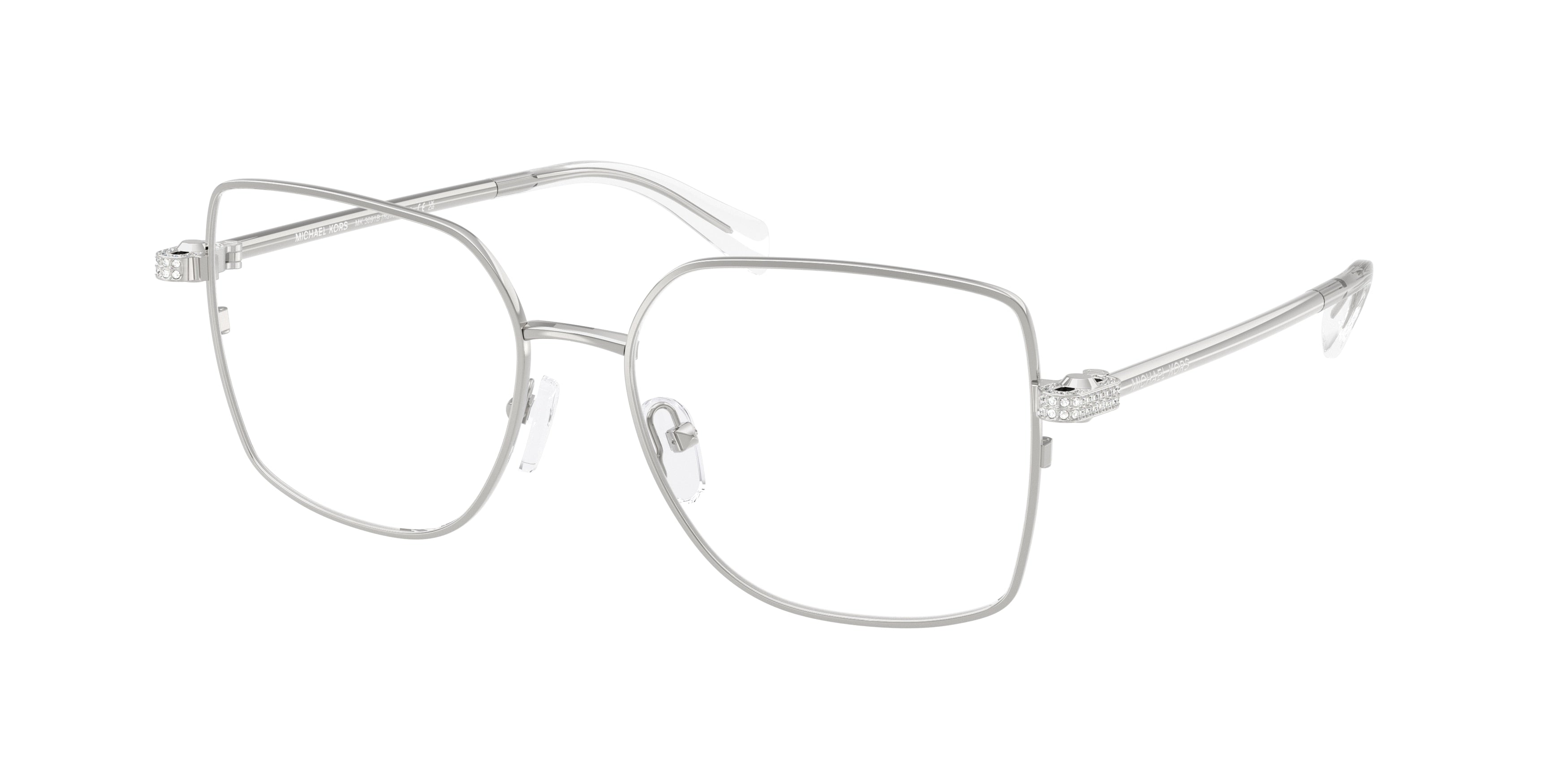 Gafas Oftálmicas Michael Kors Ravello MK3091B Plateado Brillante
