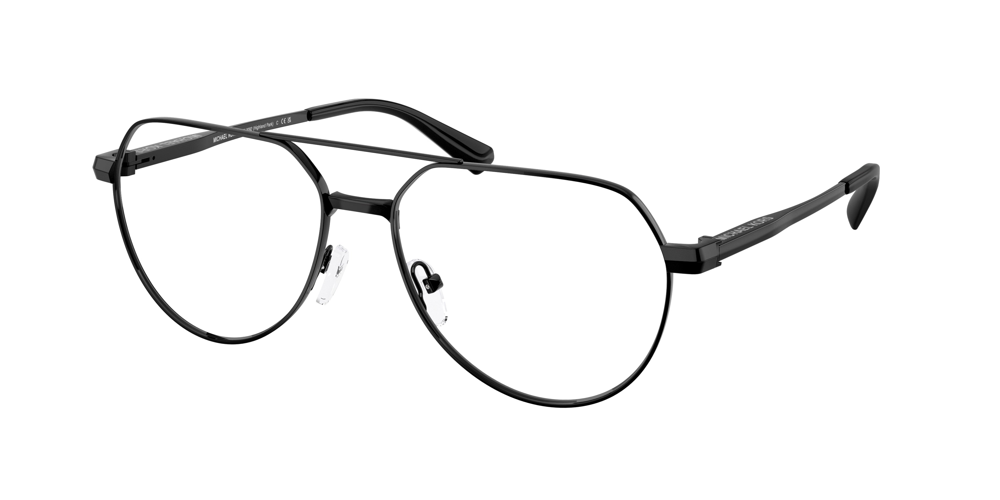 Gafas Oftálmicas Michael Kors Highland Park MK3092 Negro Brillante