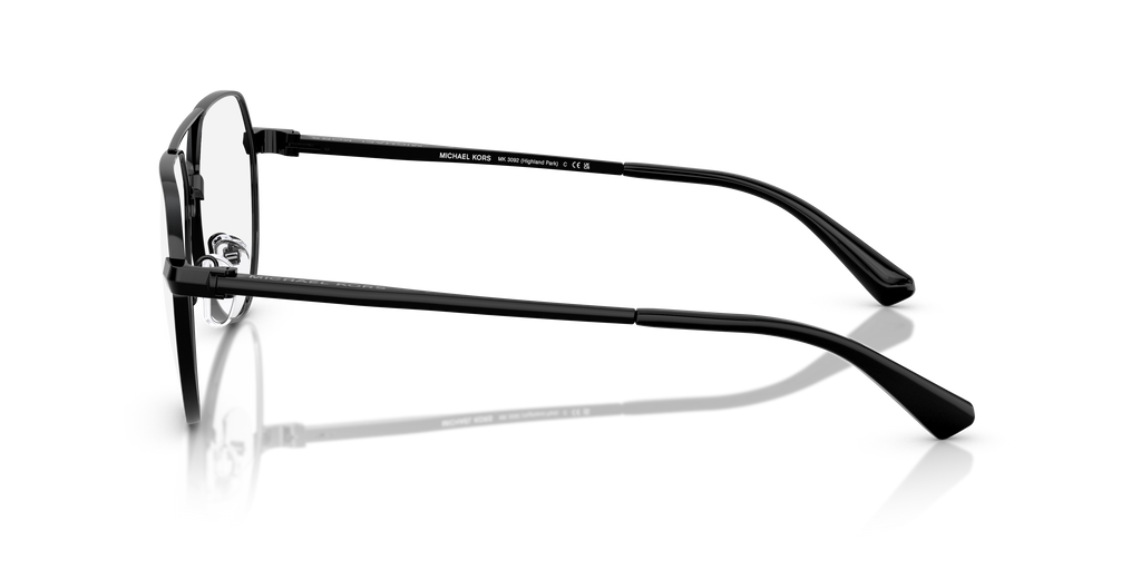 Gafas Oftálmicas Michael Kors Highland Park MK3092 Negro Brillante