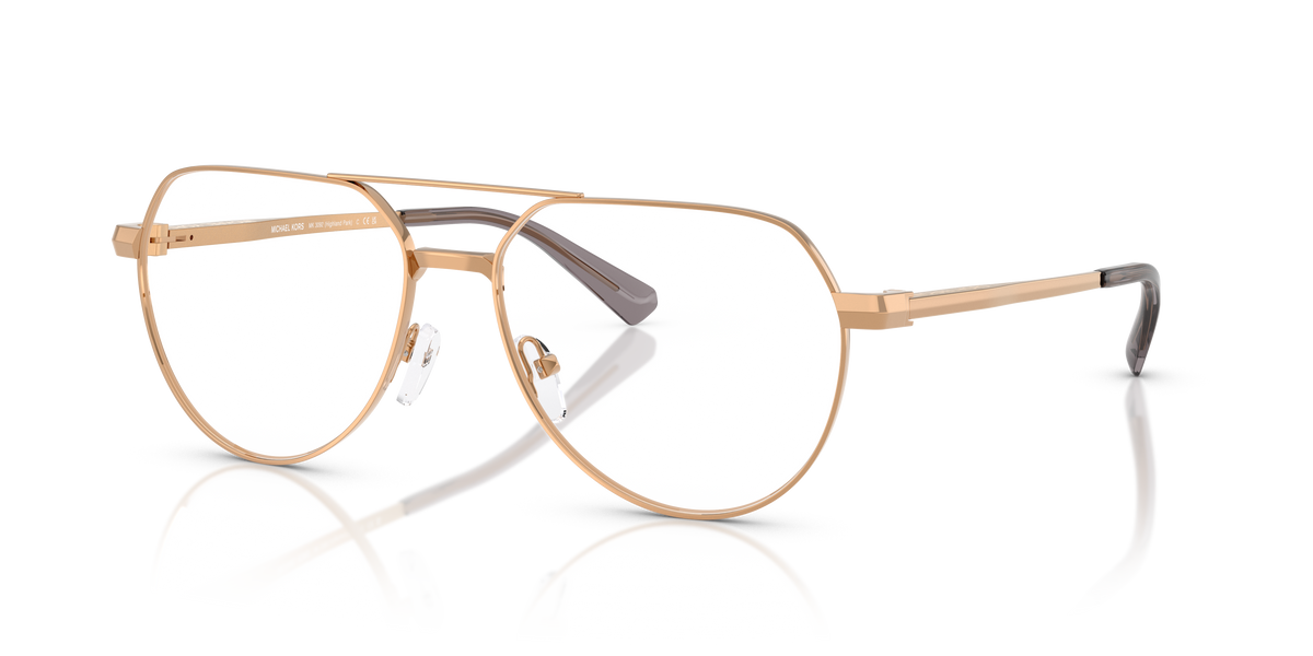 Gafas Oftálmicas Michael Kors Highland Park MK3092 Dorado beige
