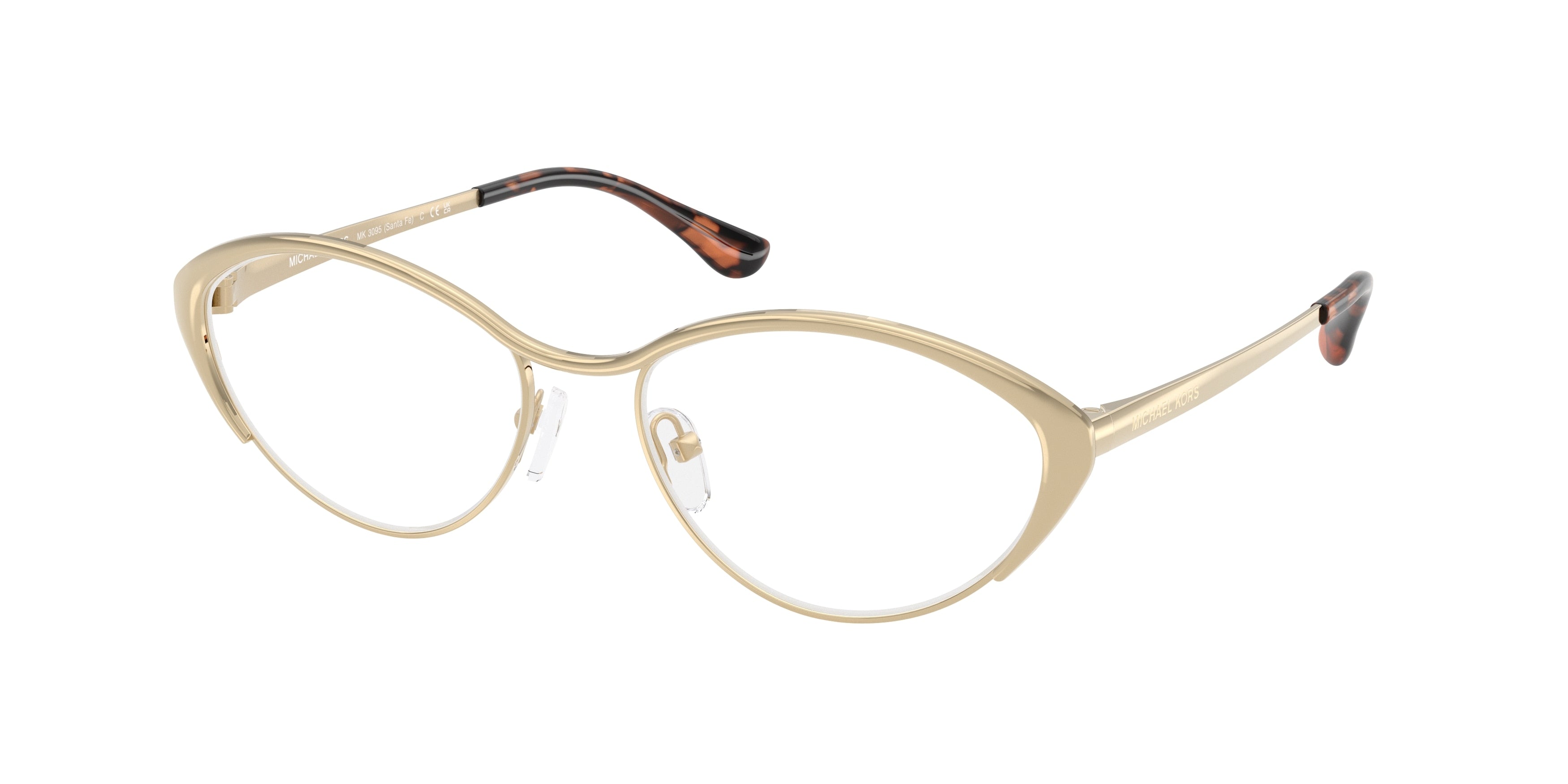 Gafas Oftálmicas Michael Kors Santa Fe MK3095 Dorado Claro