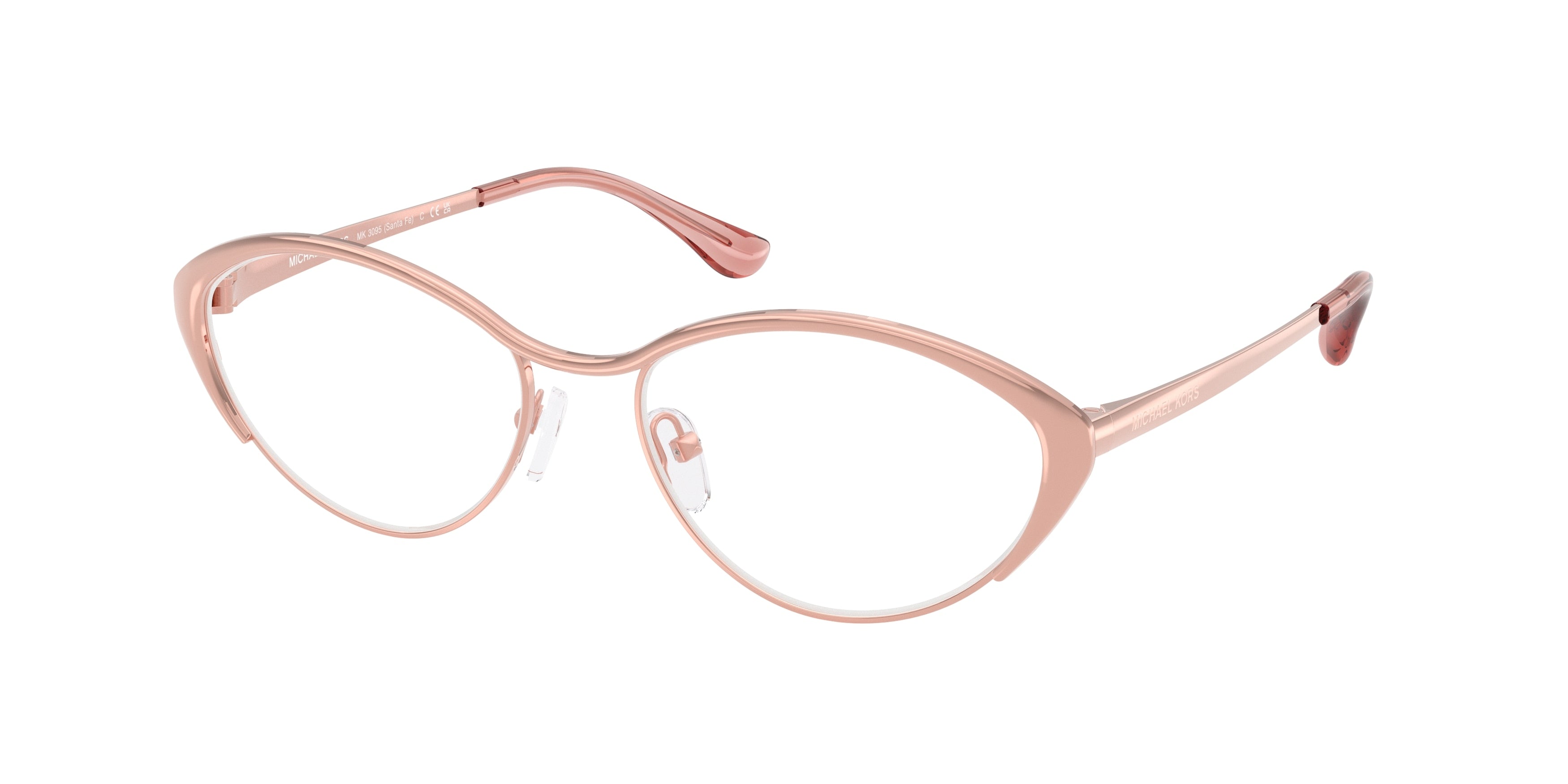 Gafas Oftálmicas Michael Kors Santa Fe MK3095 Oro Rosa