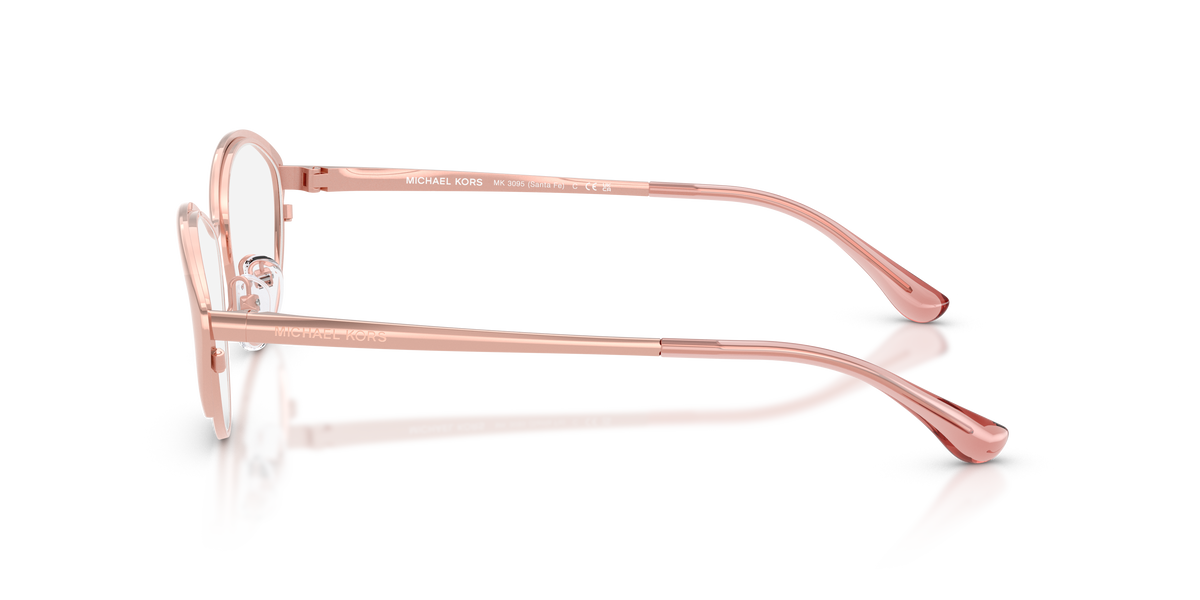 Gafas Oftálmicas Michael Kors Santa Fe MK3095 Oro Rosa