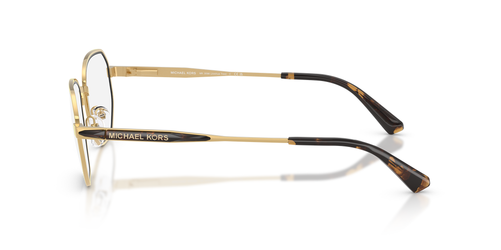 Gafas Oftálmicas Michael Kors Joshua Tree MK3098 Oro amarillo brillante