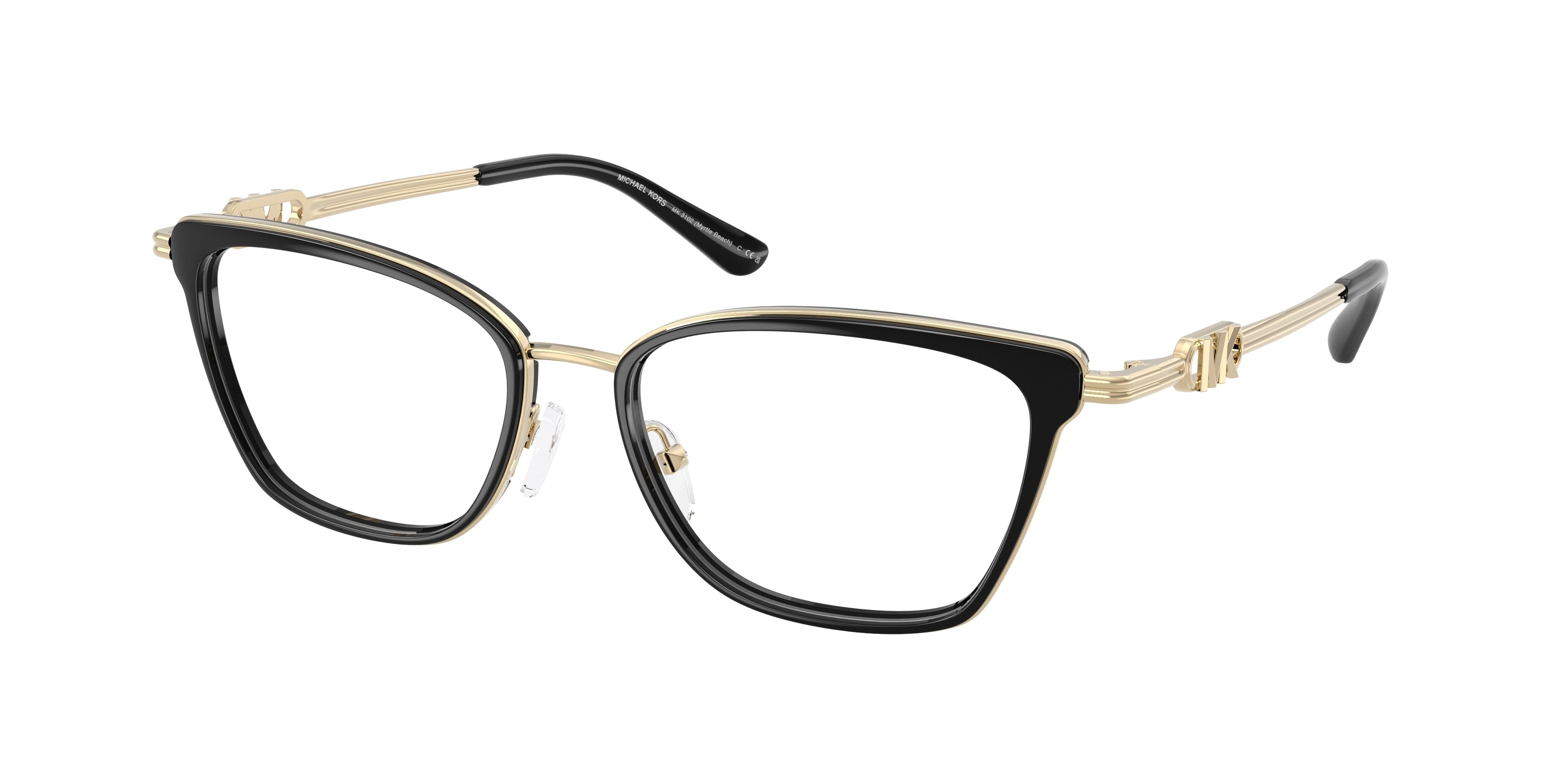 Gafas Oftálmicas Michael Kors Myrtle Beach MK3102 Negro