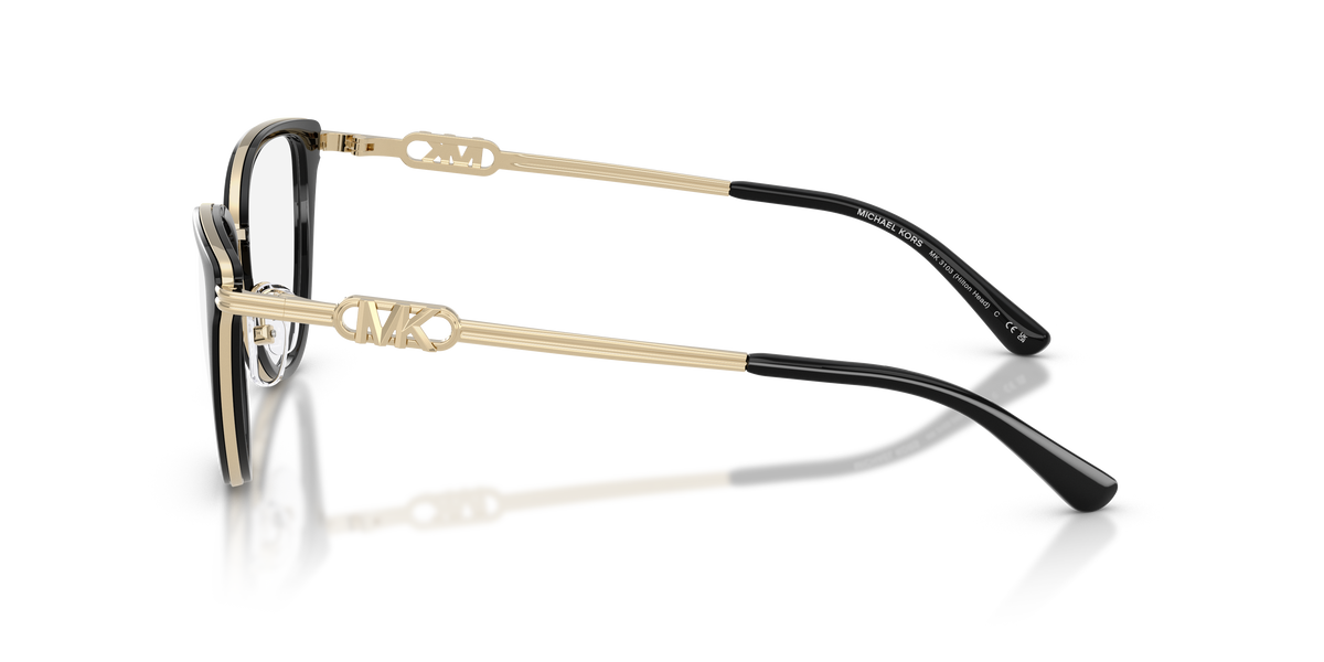 Gafas Oftálmicas Michael Kors Hilton Head MK3103 Negro