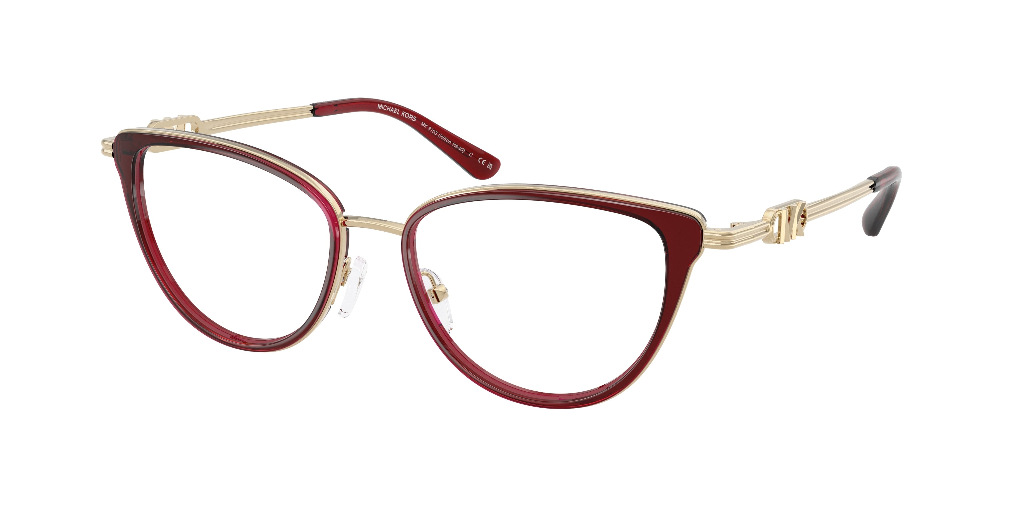 Gafas Oftálmicas Michael Kors Hilton Head MK3103 Cordobán